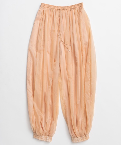 MAISON SPECIAL(メゾンスペシャル)の「Sheer Nylon Balloon Pants/シアーナイロンバルーンパンツ(その他パンツ・レディース・ブラック/イエロー/ピンク・36/38)」の10枚目の写真