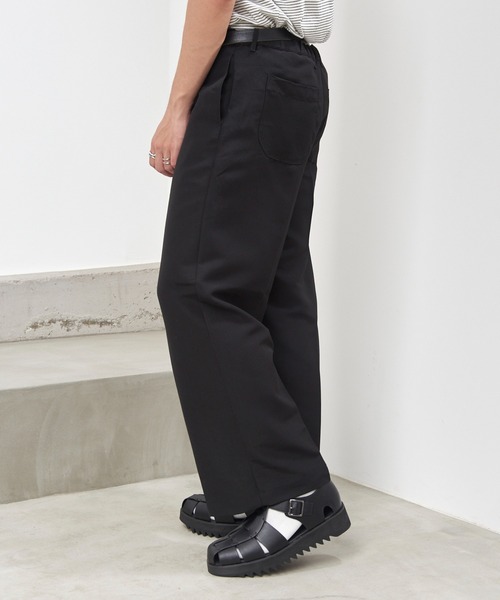 HAUS（ハウス）の「【HAUS】ポリエステルツイル　イージーパンツ 12531004（その他パンツ・メンズ・ブラック・L/M）」の4枚目の写真