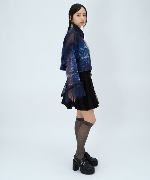 HARE(ハレ)の「YAKEIガラショートシャツ(HARE)(シャツ/ブラウス・レディース・ブラック/ブルー・FREE)」の16枚目の写真