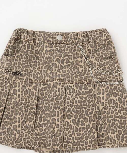 PINK-latte(ピンクラテ)の「チェーンつきプリーツスカート(スカート・キッズ・オフホワイト/ベージュ・140cm/150cm/130cm/120cm)」の4枚目の写真