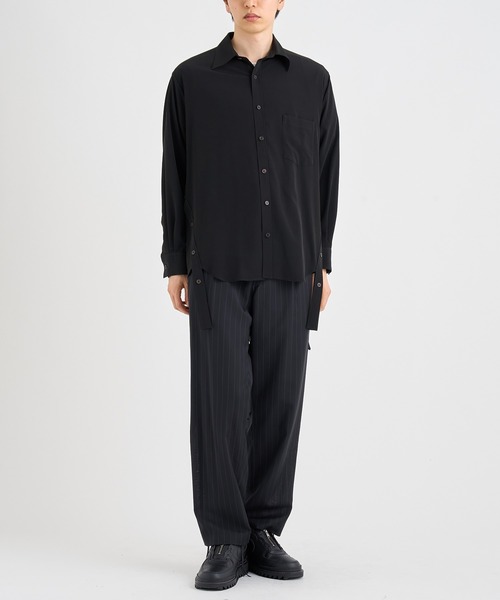 sulvam(サルバム)の「【sulvam】【UJOH】sulvam×UJOH 1Tuck Wide Pants(スラックス・メンズ・ストライプ・M)」の2枚目の写真
