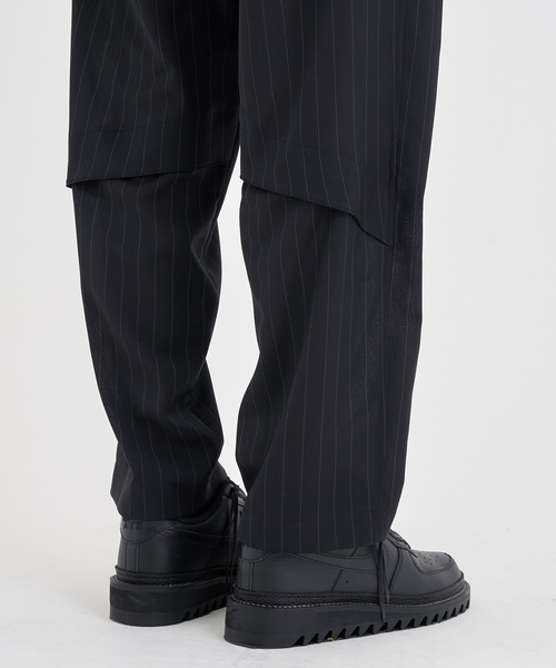 sulvam(サルバム)の「【sulvam】【UJOH】sulvam×UJOH 1Tuck Wide Pants(スラックス・メンズ・ストライプ・M)」の9枚目の写真