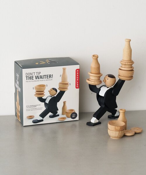 BIRTHDAY BAR(バースデイバー)の「Don't Tip The Waiter Stacking Game(おもちゃ・レディース・ブラック・0)」の2枚目の写真