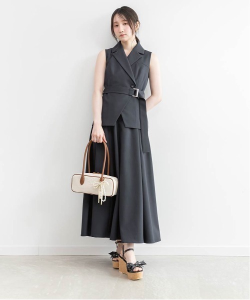 RANDA(ランダ)の「【Lemon Collection】レモンプリントリボンウェッジサンダル(サンダル・レディース・ブラック/ピンク/アイボリー・S/M/L/LL)」の20枚目の写真