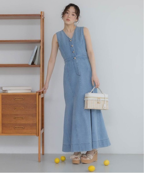 RANDA(ランダ)の「【Lemon Collection】レモンプリントリボンウェッジサンダル(サンダル・レディース・ブラック/ピンク/アイボリー・S/M/L/LL)」の7枚目の写真
