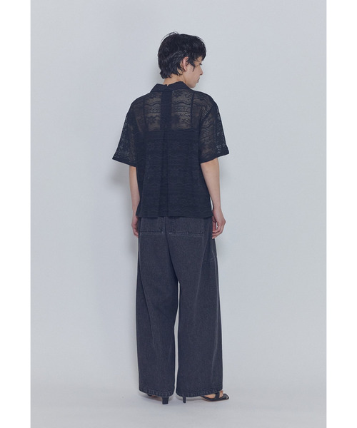 normment（ノーメント）の「【WEB限定】＜normment（ノーメント）＞コットンレースボタンシャツ（シャツ/ブラウス・レディース・オフホワイト/ブラック系その他3・FREE）」の12枚目の写真