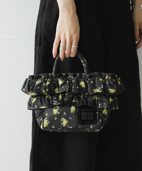 GANNI(ガニー)の「GANNI MINI SHOPPER RUFFLE PRINT(ハンドバッグ・レディース・その他1・-)」の1枚目の写真