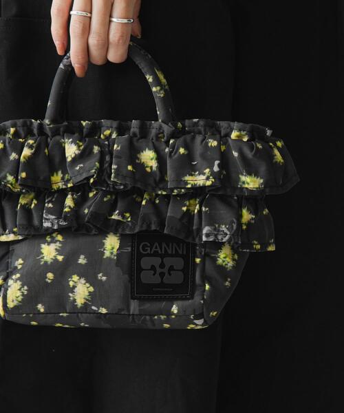 GANNI(ガニー)の「GANNI MINI SHOPPER RUFFLE PRINT(ハンドバッグ・レディース・その他1・-)」の2枚目の写真