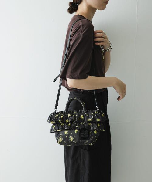 GANNI(ガニー)の「GANNI MINI SHOPPER RUFFLE PRINT(ハンドバッグ・レディース・その他1・-)」の4枚目の写真