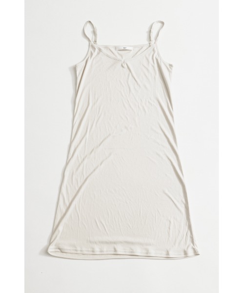 SLY(スライ)の「LACE KNITTING CAMI L/OP レースニッティングキャミロングワンピース 夏服 秋服(ワンピース・レディース・ブラック/アイボリー・FREE)」の5枚目の写真