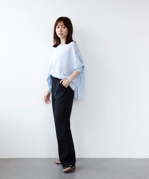 Sirin（シリン）の「美脚センターシームセミフレアパンツ【2サイズ展開】（その他パンツ・レディース・ブラック/ベージュ/ブラウン・S/XS）」の17枚目の写真