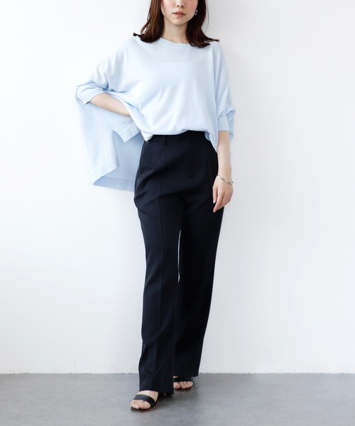 Sirin（シリン）の「美脚センターシームセミフレアパンツ【2サイズ展開】（その他パンツ・レディース・ブラック/ベージュ/ブラウン・S/XS）」の18枚目の写真