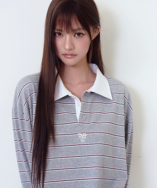 THE GREEN LAB（ザグリーンラボ）の「ピンストライプラグビーTシャツ[ピンク]（スウェット・レディース・その他・FREE）」の18枚目の写真
