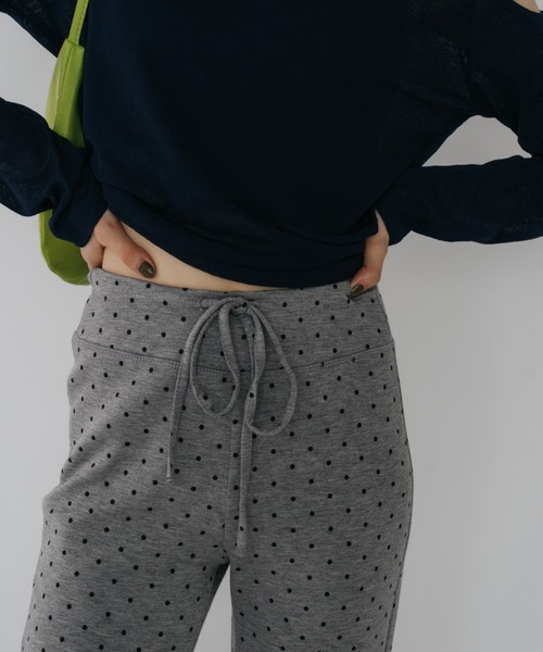 duei（デュイ）の「ドットフレアカットパンツ（その他パンツ・レディース・グレー/ブラック・FREE）」の12枚目の写真