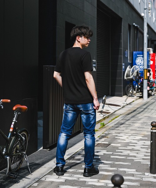 adamsJUGGLER(アダムスジャグラー)の「RTEGアーティザンリペアデニムロングパンツ(デニムパンツ・メンズ・ライトインディゴブルー/インディゴブルー・M/L)」の22枚目の写真