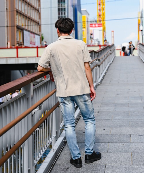 adamsJUGGLER(アダムスジャグラー)の「RTEGアーティザンリペアデニムロングパンツ(デニムパンツ・メンズ・ライトインディゴブルー/インディゴブルー・M/L)」の21枚目の写真