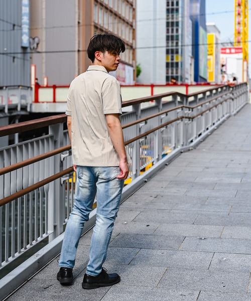 adamsJUGGLER(アダムスジャグラー)の「RTEGアーティザンリペアデニムロングパンツ(デニムパンツ・メンズ・ライトインディゴブルー/インディゴブルー・M/L)」の18枚目の写真
