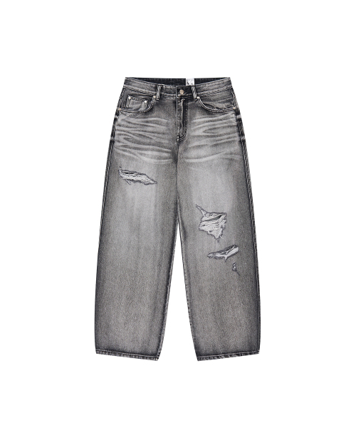 KASHIKO(カシコ)の「Milk Ripped Wide Jeans Light Gray(デニムパンツ・レディース・その他・MEDIUM/SMALL)」の12枚目の写真