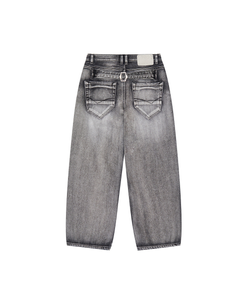 KASHIKO(カシコ)の「Milk Ripped Wide Jeans Light Gray(デニムパンツ・レディース・その他・MEDIUM/SMALL)」の13枚目の写真