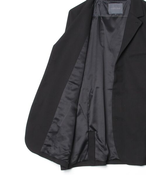 GEN_DAI(ゲンダイ)の「GEN_DAI/ゲンダイ/Raglan Tailored JKT(テーラードジャケット・メンズ・ブラック・0/2/1)」の3枚目の写真