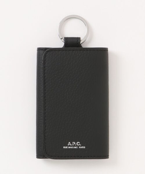 A.P.C.(アーペーセー)の「KEY CASE HIRO(キーケース/キーアクセサリー・メンズ・ブラック・ONESIZE)」の1枚目の写真