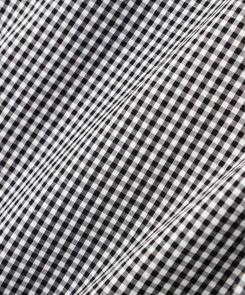 MARGARET HOWELL(マーガレットハウエル)の「COTTON LINEN GINGHAM(シャツ/ブラウス・レディース・ブラック/ブラウン・3/2/1)」の6枚目の写真