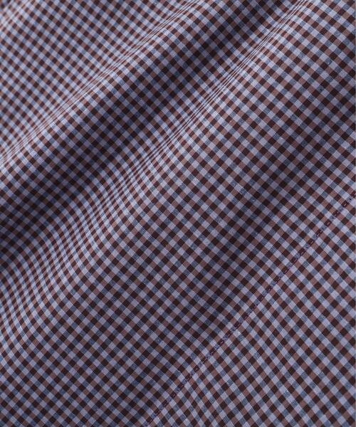 MARGARET HOWELL(マーガレットハウエル)の「COTTON LINEN GINGHAM(シャツ/ブラウス・レディース・ブラック/ブラウン・3/2/1)」の10枚目の写真