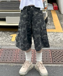迷彩ゆるハーパン