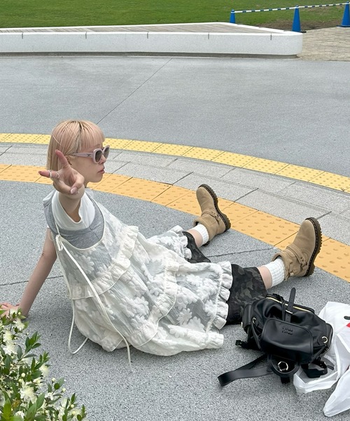 Alley Tokyo(アリートーキョー)の「迷彩ゆるハーパン(その他パンツ・レディース・カーキ・FREE)」の11枚目の写真
