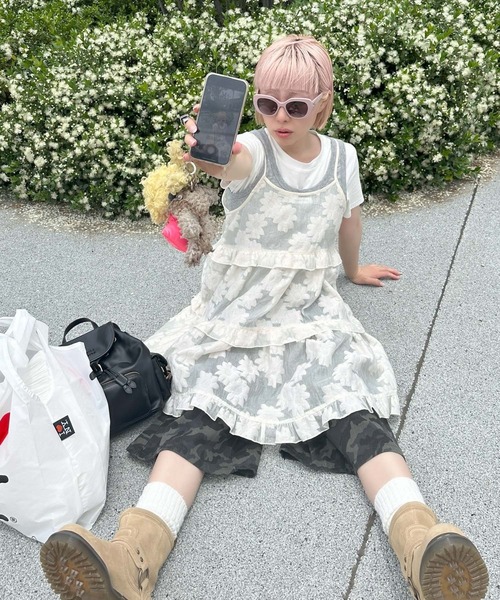 Alley Tokyo(アリートーキョー)の「迷彩ゆるハーパン(その他パンツ・レディース・カーキ・FREE)」の12枚目の写真