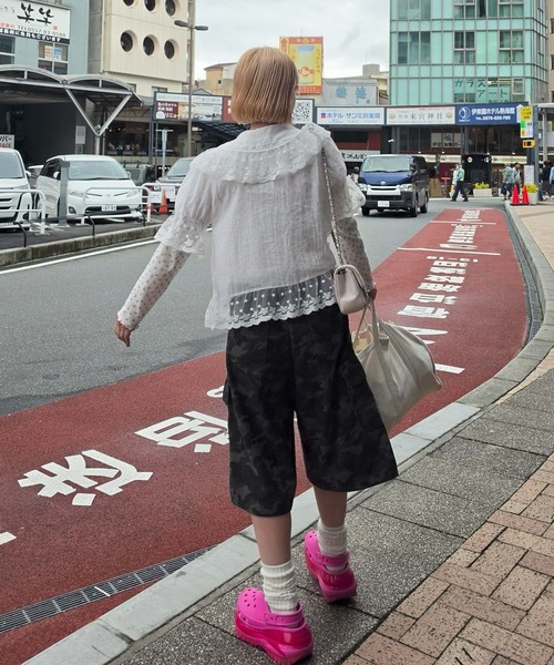 Alley Tokyo(アリートーキョー)の「迷彩ゆるハーパン(その他パンツ・レディース・カーキ・FREE)」の7枚目の写真