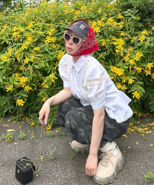 Alley Tokyo(アリートーキョー)の「迷彩ゆるハーパン(その他パンツ・レディース・カーキ・FREE)」の21枚目の写真