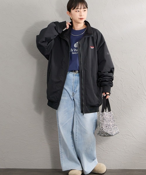 NANGA（ナンガ）の「【WEB先行予約】[NANGA/ナンガ] 別注 裏フリース ナイロンブルゾン（ブルゾン・レディース・ブラウン/グレー/ブラック・S/XL/L/M）」の15枚目の写真