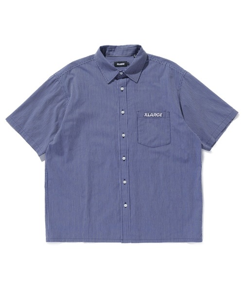 XLARGE(エクストララージ)の「PIN STRIPE WORK S/S SHIRT(シャツ/ブラウス・メンズ・ブラック/ネイビー/ホワイト・L/M/S/XL)」の16枚目の写真