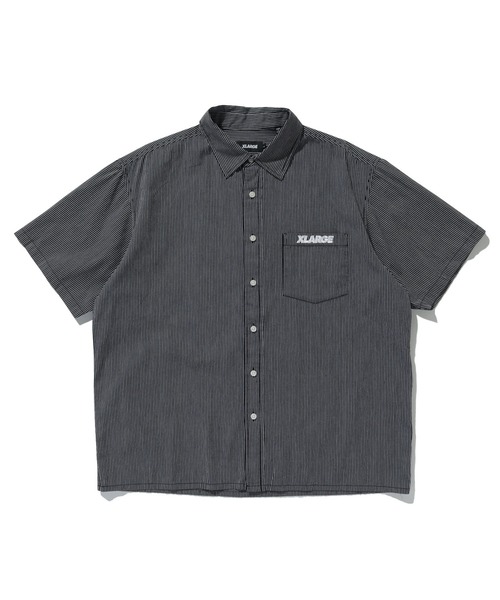 XLARGE(エクストララージ)の「PIN STRIPE WORK S/S SHIRT(シャツ/ブラウス・メンズ・ブラック/ネイビー/ホワイト・L/M/S/XL)」の8枚目の写真