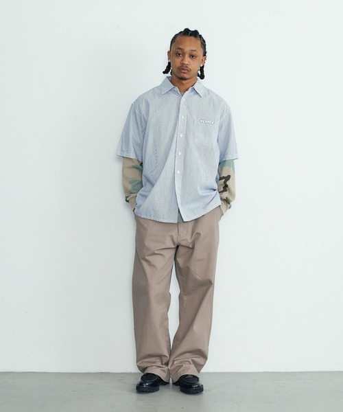 XLARGE(エクストララージ)の「PIN STRIPE WORK S/S SHIRT(シャツ/ブラウス・メンズ・ブラック/ネイビー/ホワイト・L/M/S/XL)」の12枚目の写真