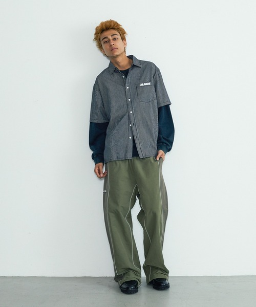 XLARGE(エクストララージ)の「PIN STRIPE WORK S/S SHIRT(シャツ/ブラウス・メンズ・ブラック/ネイビー/ホワイト・L/M/S/XL)」の15枚目の写真
