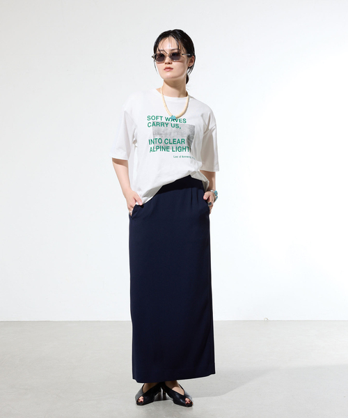 WEB限定/追加》コットンフォトプリント ロゴTシャツ（Tシャツ