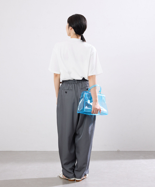 IENA(イエナ)の「《WEB限定/追加》コットンフォトプリント ロゴTシャツ(Tシャツ/カットソー・レディース・グレー/サックスブルー/グリーン・FREE)」の10枚目の写真
