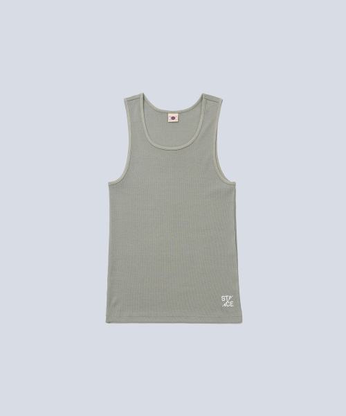 STANCE SEOUL(スタンス・ソウル)の「SKINNY SLEEVELESS TOP (LIGHT KHAKI)(Tシャツ/カットソー・レディース・その他・LARGE/MEDIUM)」の1枚目の写真