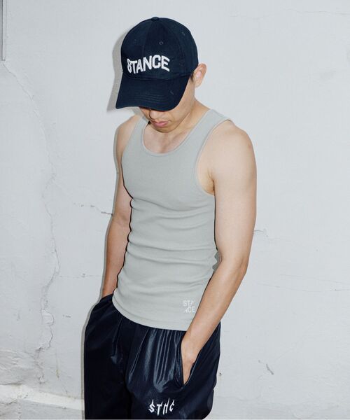 STANCE SEOUL(スタンス・ソウル)の「SKINNY SLEEVELESS TOP (LIGHT KHAKI)(Tシャツ/カットソー・レディース・その他・LARGE/MEDIUM)」の2枚目の写真