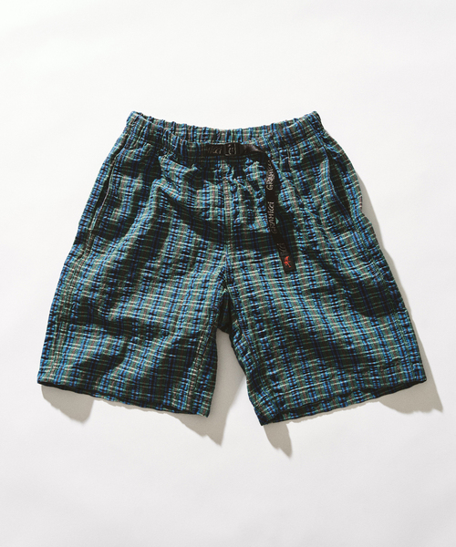 417 EDIFICE（フォーワンセブンエディフィス）の「Gramicci / グラミチ O.G. G-SHORT SEERSUCKER PLAID（その他パンツ・メンズ・ブルー・MEDIUM/LARGE/X-LARGE）」の16枚目の写真