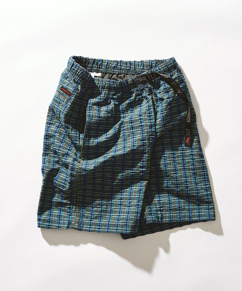 417 EDIFICE（フォーワンセブンエディフィス）の「Gramicci / グラミチ O.G. G-SHORT SEERSUCKER PLAID（その他パンツ・メンズ・ブルー・MEDIUM/LARGE/X-LARGE）」の17枚目の写真