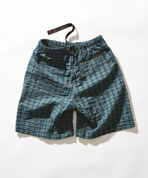 417 EDIFICE（フォーワンセブンエディフィス）の「Gramicci / グラミチ O.G. G-SHORT SEERSUCKER PLAID（その他パンツ・メンズ・ブルー・MEDIUM/LARGE/X-LARGE）」の18枚目の写真