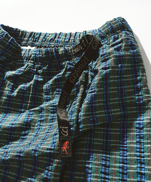 417 EDIFICE（フォーワンセブンエディフィス）の「Gramicci / グラミチ O.G. G-SHORT SEERSUCKER PLAID（その他パンツ・メンズ・ブルー・MEDIUM/LARGE/X-LARGE）」の19枚目の写真