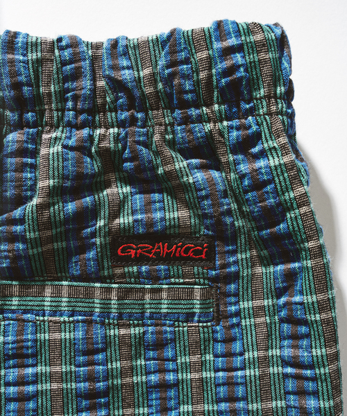 417 EDIFICE（フォーワンセブンエディフィス）の「Gramicci / グラミチ O.G. G-SHORT SEERSUCKER PLAID（その他パンツ・メンズ・ブルー・MEDIUM/LARGE/X-LARGE）」の20枚目の写真