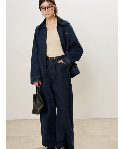 MIESROHE（ミースロエ）の「【Leeコラボ】ペインターデニムパンツ（その他パンツ・レディース・ブルー/インディゴブルー・0/00/1）」の12枚目の写真