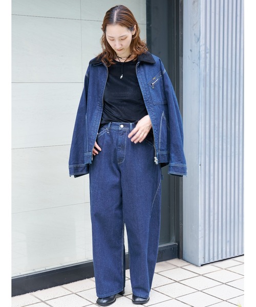 MIESROHE（ミースロエ）の「【Leeコラボ】ペインターデニムパンツ（その他パンツ・レディース・ブルー/インディゴブルー・0/00/1）」の5枚目の写真