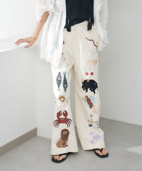 RIVE DROITE（リヴドロワ）の「【à Nice 】【主役級◎】Star Sign パンツ（その他パンツ・レディース・ホワイト系その他・38/36）」の6枚目の写真