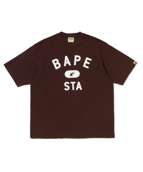 A BATHING APE（アベイシングエイプ）の「BAPE STA COLLEGE RELAXED FIT TEE #2（Tシャツ/カットソー・メンズ・ブラック/レッド/グレー/ブラウン・MEDIUM/X-LARGE/SMALL/XX-LARGE/LARGE）」の3枚目の写真